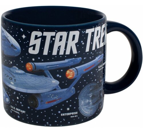 The Uneployed  Philosophers Guild UPG Mug - Star Trek 50th Anniv