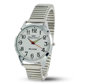 Mats-Watch horloges - Belgisch merk  Mats Watch - Vintage - Zilver