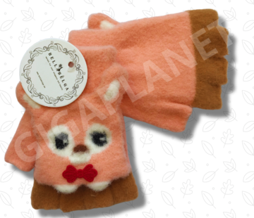 BellaBelga- Belgisch merk Winter TRANSFORMER-OPENVINGER FOXY Handschoenen zalmroze