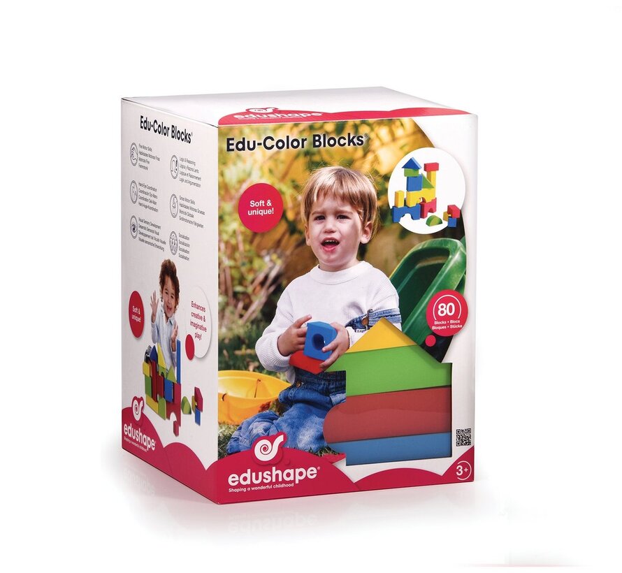Edushape EduKleur Blokken - 80 stuks