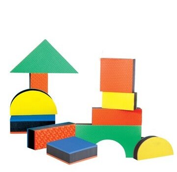 Edushape Edushape Jumbo Textuurblokken - 32 stuks