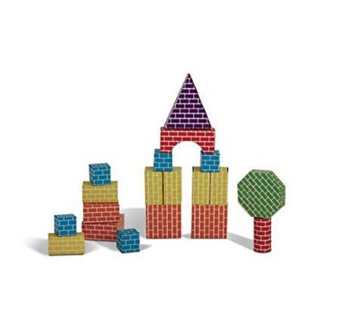 Edushape Edushape Kartonnen Blokken Vormen - 45 stuks