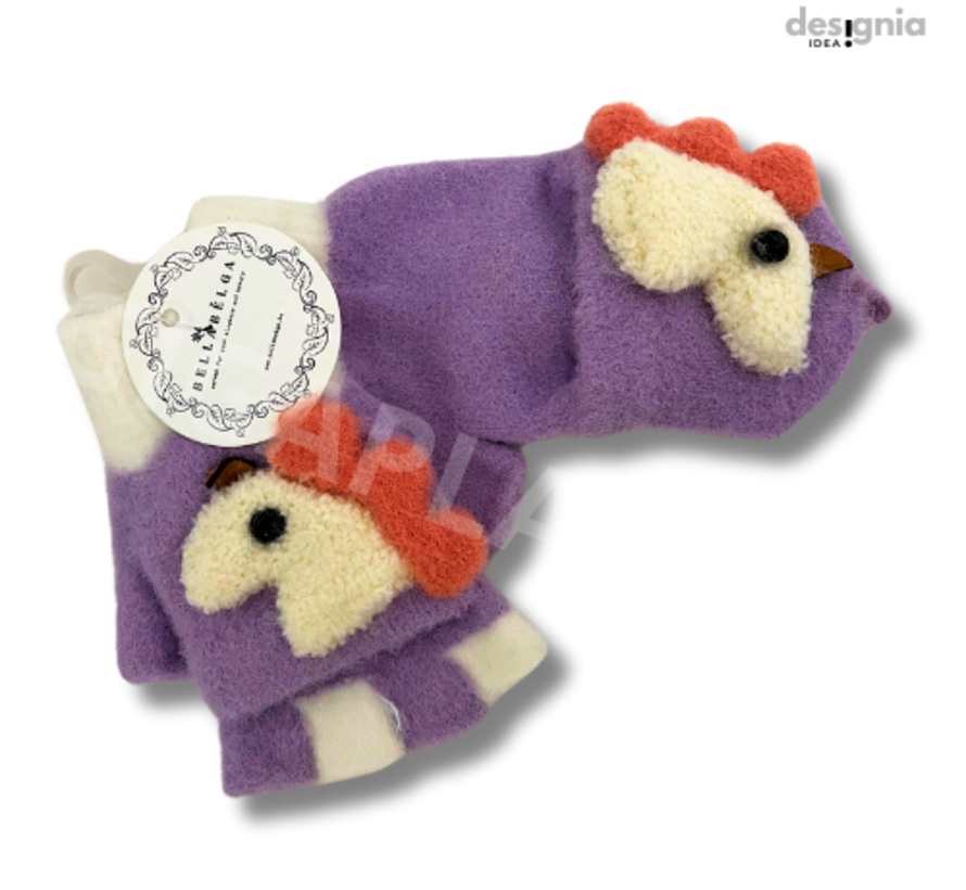 Winter TRANSFORMER-OPENVINGER UNICORN Handschoenen-Paars