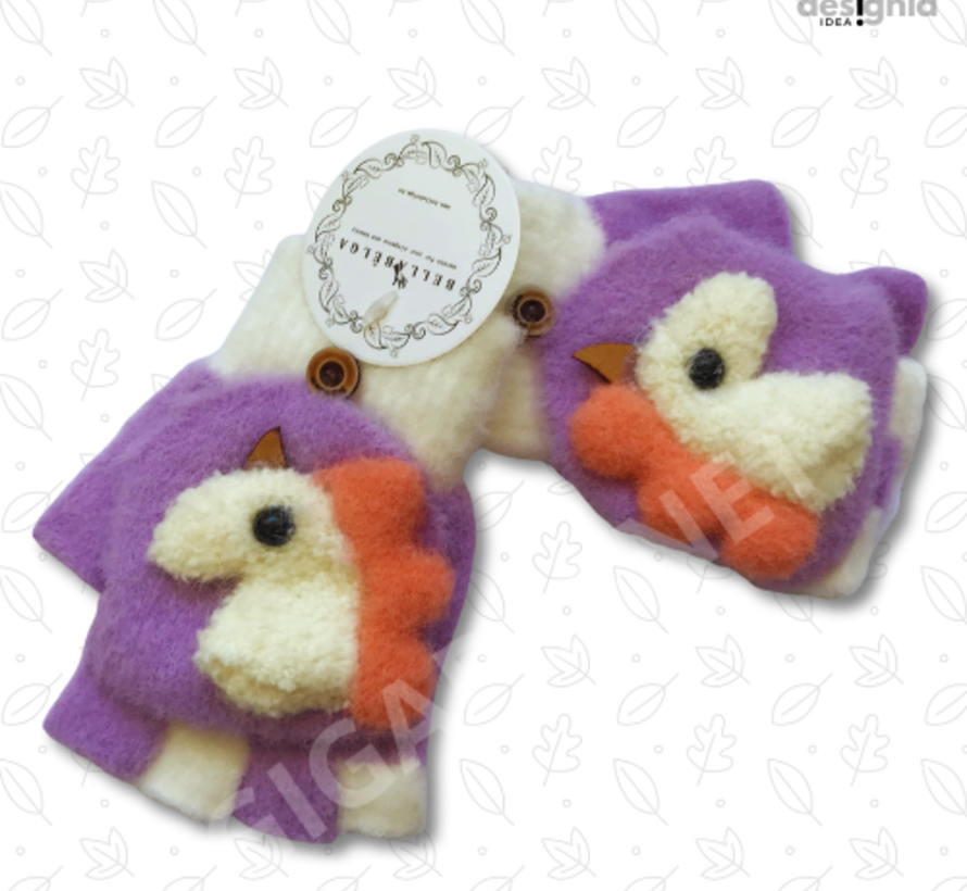 Winter TRANSFORMER-OPENVINGER UNICORN Handschoenen-Paars