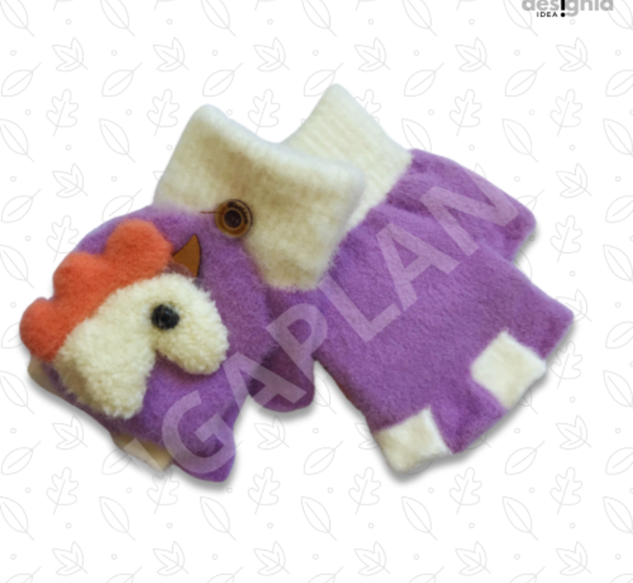Winter TRANSFORMER-OPENVINGER UNICORN Handschoenen-Paars