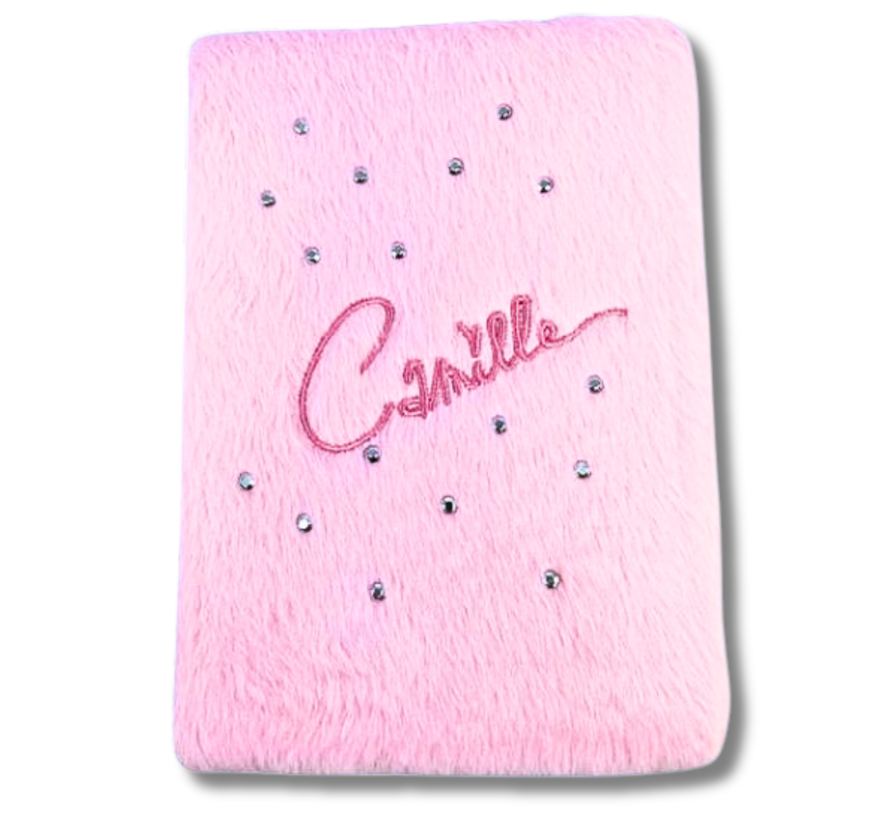 Camille -  Fluffy Notebook A5 Roze