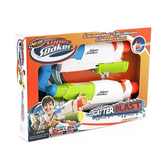 NERF Nerf Super Soaker Scatterblast 2 Pack - Waterpistool