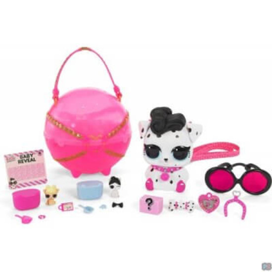 MGA LOL Surprise  L.O.L. Surprise Eye Spy Biggie Pets bal Dalmatier - hond