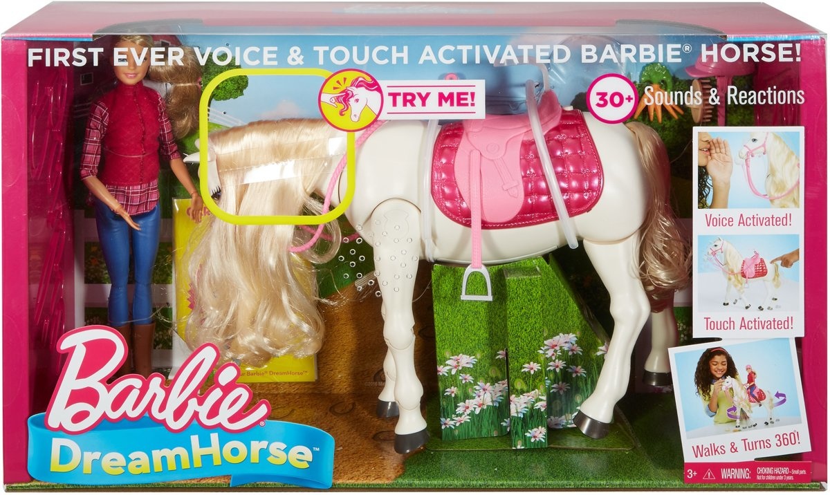 Koe in het midden van niets borstel Barbie met Droompaard - Barbiepop | PS Toys