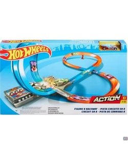 Hot Wheels Figure 8 Raceway - Racebaan inclusief Hot Wheels Voertuig