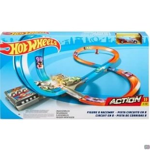 Hot Wheels Figure 8 Raceway - Racebaan inclusief Hot Wheels Voertuig