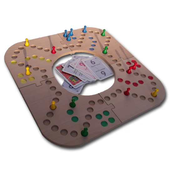 Keezbord Keezbord 4 persoons hout en tokkenspel