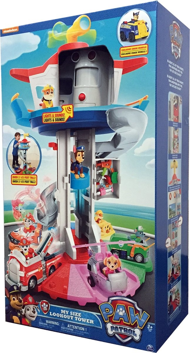 Klimatologische bergen Ciro Behoort PAW Patrol Levensgrote Hoofdkwartier Speelset | PS Toys