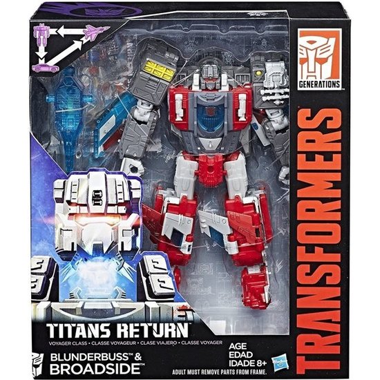Transformers Transformers Titans Return Voyager Blunderbuss & Broadside Robot