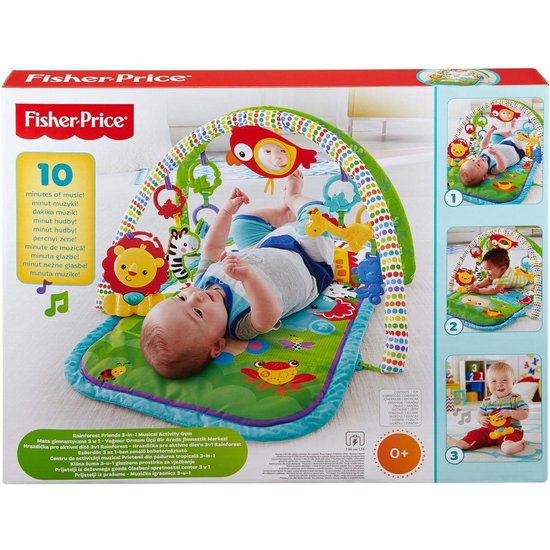 Fisher Price Fisher-Price 3-in-1 Muzikale Activity Gym Rainforest Friends - Speelkleed