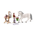 Schleich Schleich Ruiterschool met ruiter en paarden