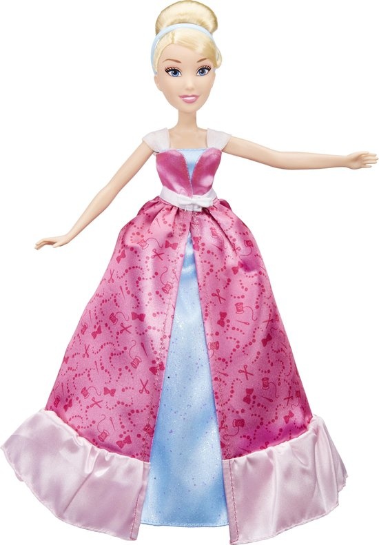 Haan Uitbreiding veiligheid Disney Princess Assepoester 2-in-1 jurk - Pop | PS Toys