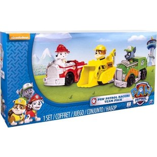 PAW Patrol Reddings Voertuigen Marshall, Rubble en Rocky