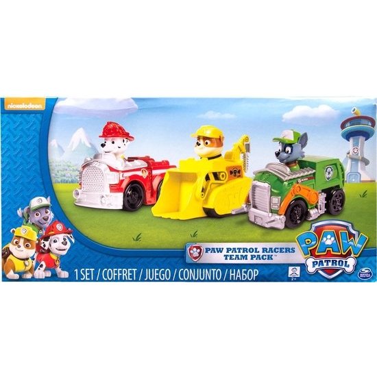Paw Patrol PAW Patrol Reddings Voertuigen Marshall, Rubble en Rocky