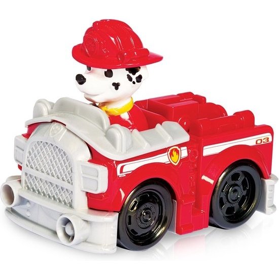 Paw Patrol PAW Patrol Reddings Voertuigen Marshall, Rubble en Rocky