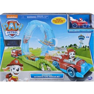 PAW Patrol True Metal Ultimate Fire Rescue baanset met exclusief Marshall-voertuig van gegoten metaal - schaal 1:55