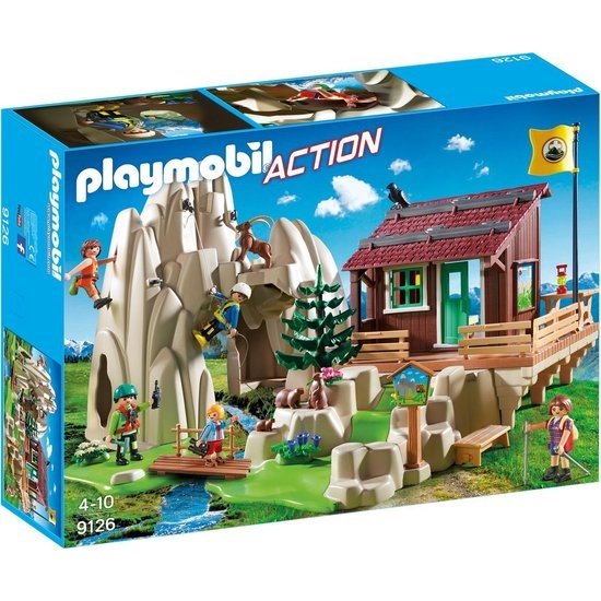 Playmobil PLAYMOBIL Bergbeklimmers met berghut 9126