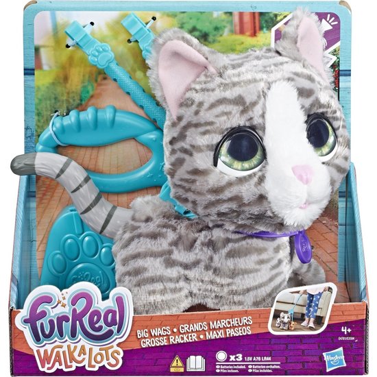 FurReal  FurReal Walkalots Big Wags Kat - Interactieve Knuffel