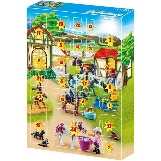 Playmobil  PLAYMOBIL Adventskalender Paardrijclub - 9262