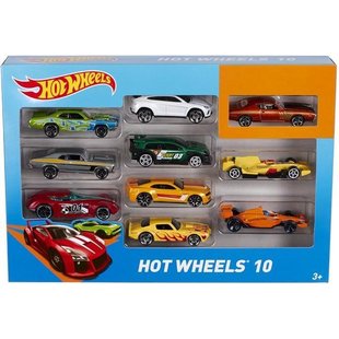 Hot Wheels Cadeauset met 10 Auto's