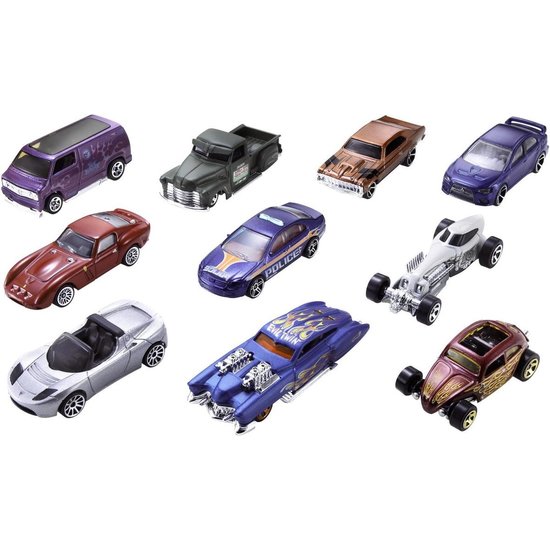 Hot Wheels Hot Wheels Cadeauset met 10 Auto's