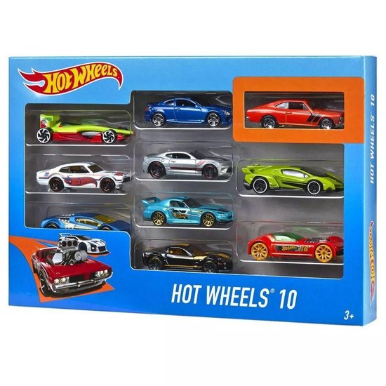 Hot Wheels Hot Wheels Cadeauset met 10 Auto's