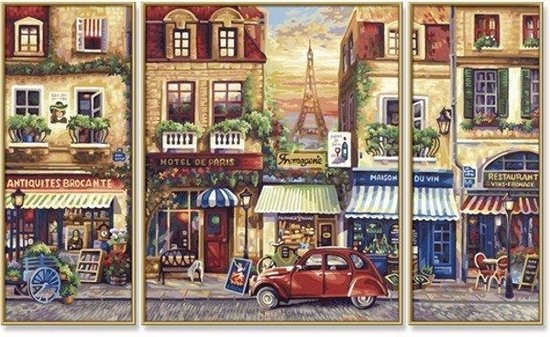 Me neutrale Direct Schilderen op nummer - Paris Nostalgie | PS Toys