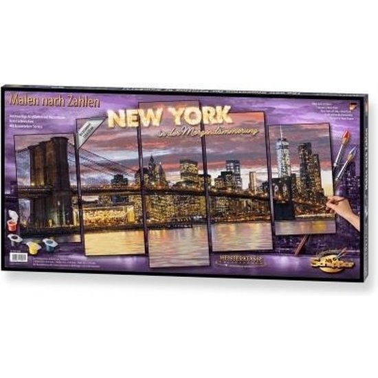 Schipper Schilderen op Nummer -  New York in de Ochtendschemering