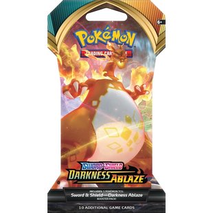 Pokémon Sword & Shield Darkness Ablaze Sleeved Booster - Pokémon Kaarten