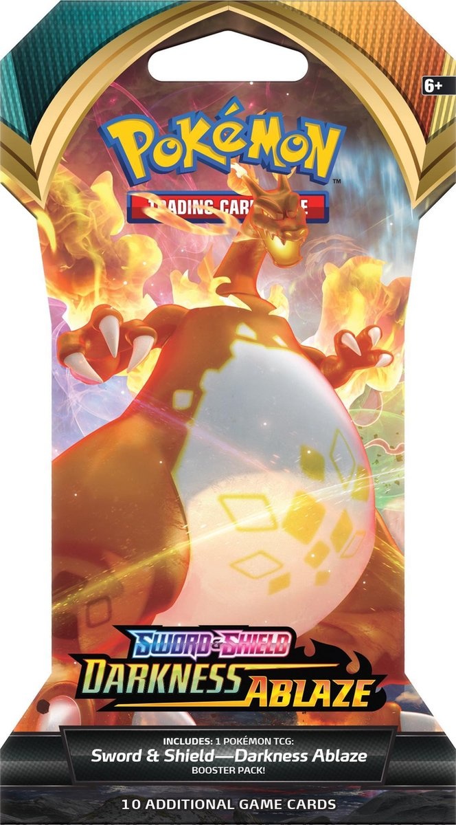 Dhr zwaartekracht Ale Pokémon Sword & Shield Darkness Ablaze Sleeved Booster - Pokémon Kaarten |  PS Toys