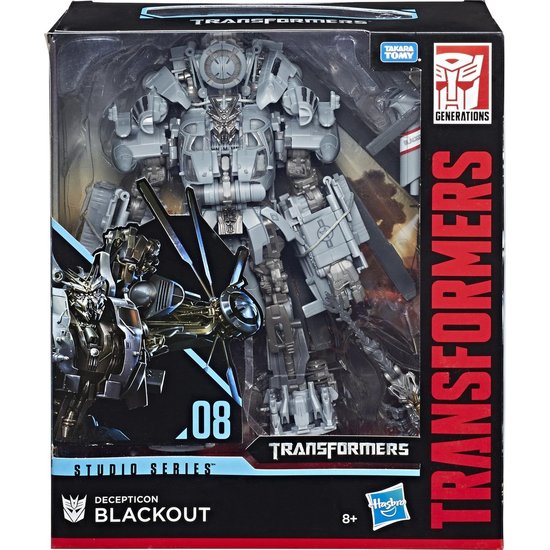 Transformers Transformers Generations Studio Series Leader Blackout - Actiefiguur