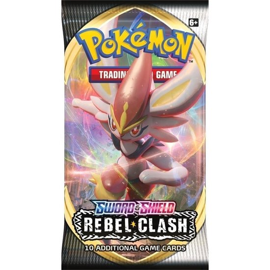 Pokémon   Pokémon Sword & Shield Rebel Clash Booster - Pokémon Kaarten