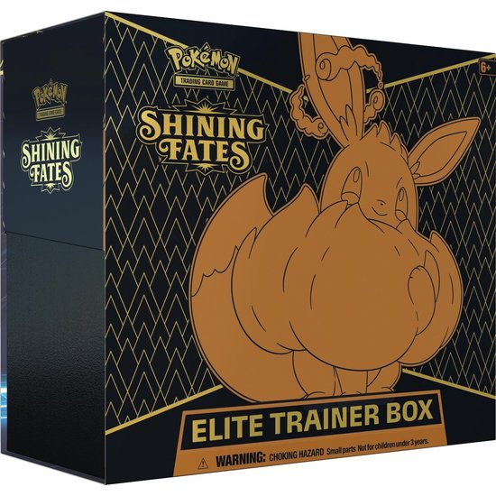 Pokémon   Pokémon Shining Fates Elite Trainer Box - Pokémon Kaarten