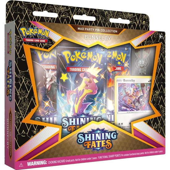 Pokémon  Pokémon Shining Fates Mad Party Pin Collection - Pokémon Kaarten