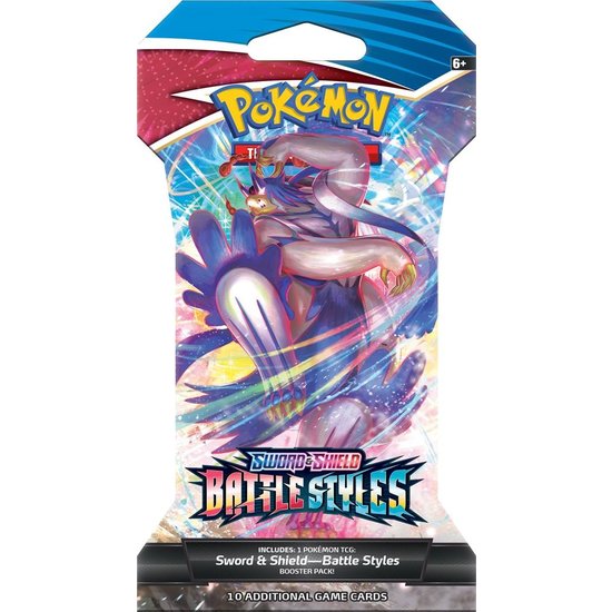 Pokémon  Pokémon Sword & Shield Battle Styles Sleeved Booster Pack