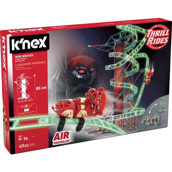 Knex K'NEX Thrill Rides Web Weaver Rollercoaster - Bouwset