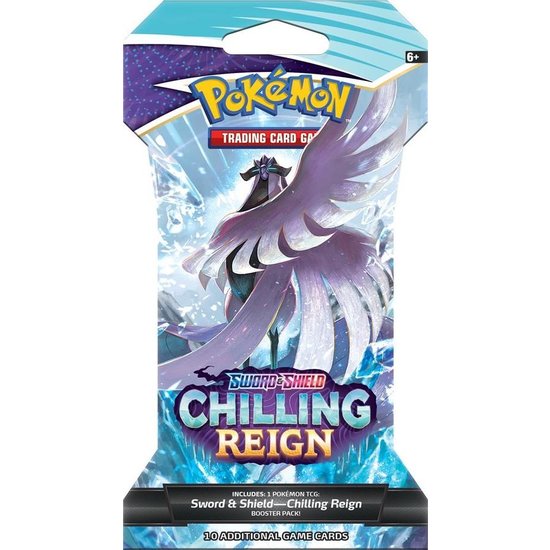 Pokémon  Sword & Shield Chilling Reign Sleeved Booster Pack