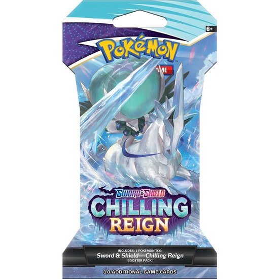 Pokémon  Sword & Shield Chilling Reign Sleeved Booster Pack