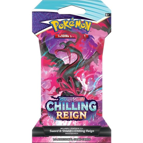 Pokémon  Sword & Shield Chilling Reign Sleeved Booster Pack
