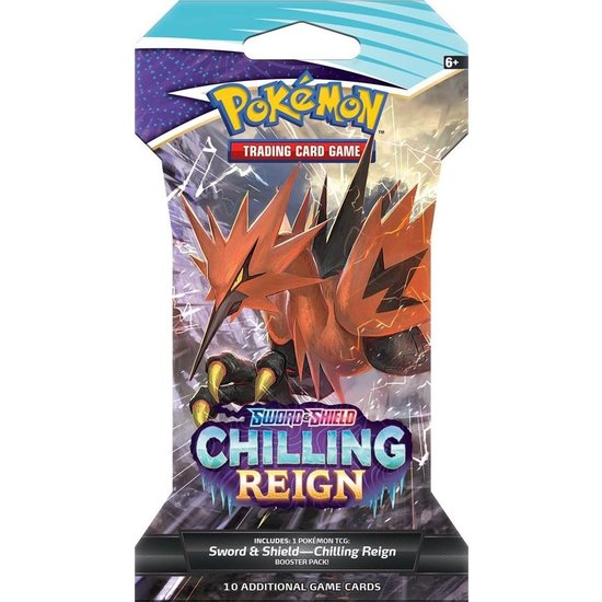 Pokémon  Sword & Shield Chilling Reign Sleeved Booster Pack