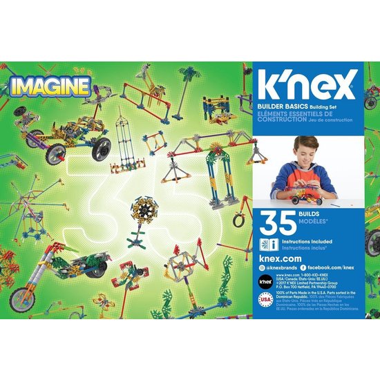 Knex  K'nex 446-delige 35 Modellen - Bouwset