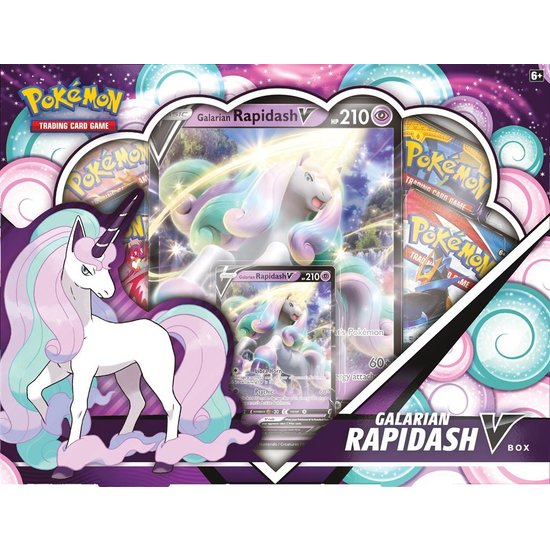 Pokémon  Pokémon Galarian Rapidash V Box
