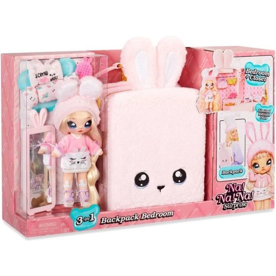 Na! Na! Na! Surprise 3-in-1 Backpack Bedroom Playset Aubrey Heart - Serie 1