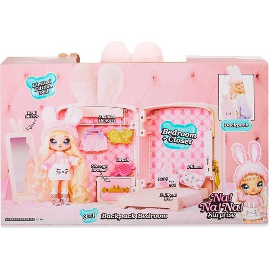 Na! Na! Na! Surprise 3-in-1 Backpack Bedroom Playset Aubrey Heart - Serie 1