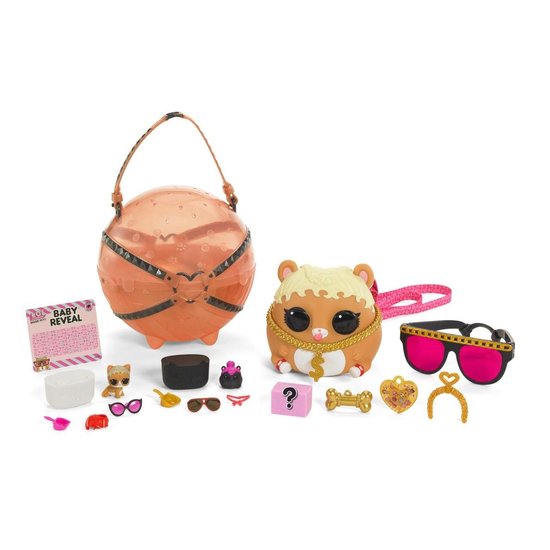 MGA LOL Surprise L.O.L. Surprise Eye Spy Biggie Pets MC Hammy - hamster